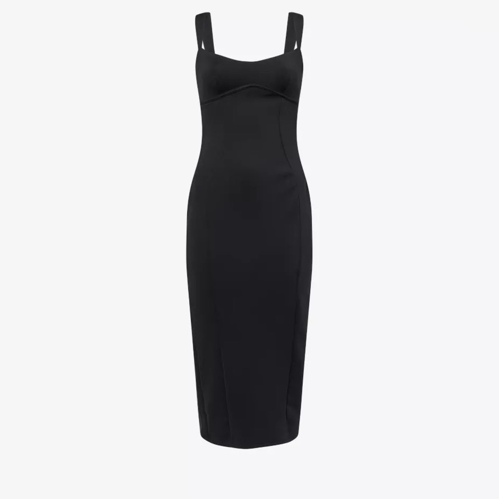 Good American Sculpting Sweetheart Midi Dress NWT X Small MSRP $149 - Picture 5 of 13